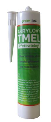 Obrázok pre výrobcu Tmel akrylový biely 280 ml Green line