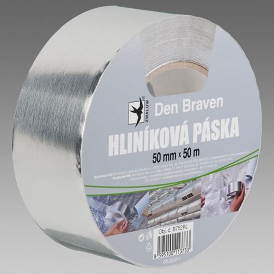 Obrázok Den Braven Hliníková páska 50 mm x 50 m