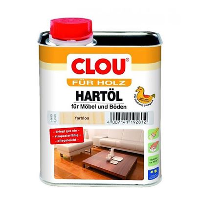 Obrázok pre výrobcu Olej CLOU - Hartöl 0,75l nábytok, parkety a schodištia