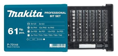 Obrázok pre výrobcu Makita P-70144 Sada bitov 61 dielna