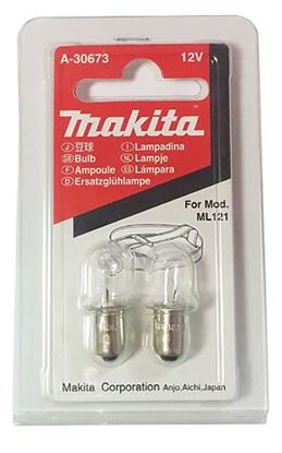 Obrázok pre výrobcu Náhradná žiarovka Makita ML121 A-30673