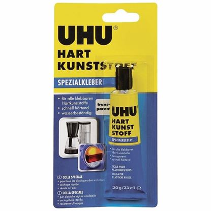 Obrázok pre výrobcu UHU Hart Kunststoff lepidlo na tvrdé plasty 30g U46650