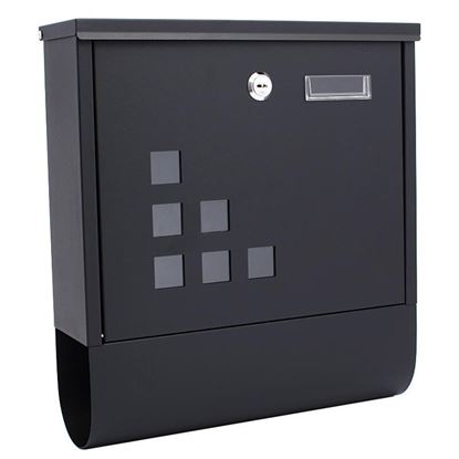 Obrázok pre výrobcu Poštová schránka 31 x 9,5 x 34 cm, štvorcová, XL-TOOLS 2.SKN7