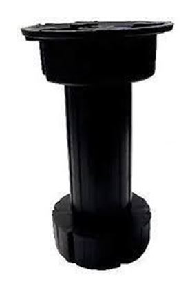 Obrázok pre výrobcu VOLPATO Rektifikačná noha 2 PVC čierna bez klipu