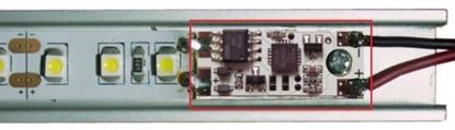 Obrázok pre výrobcu LED vypínač/stmievač do lišty 12V/24V, modrá LED 215772
