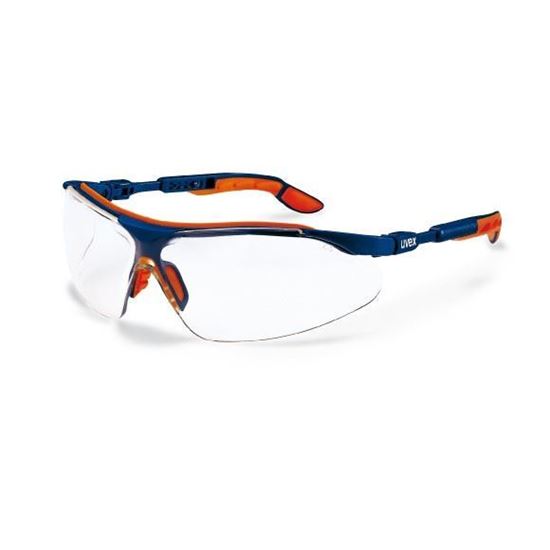 Obrázok Uvex I-VO Ochranné okuliare, zorník číry, modro-oranžové 103-9160065