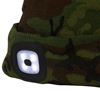 Obrázok Čiapka so svetlom LED 4x SMD, farba maskáčová 3132855