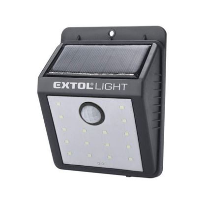 Obrázok pre výrobcu EXTOL Svietidlo LED solárne s pohyb. senzorom 43130