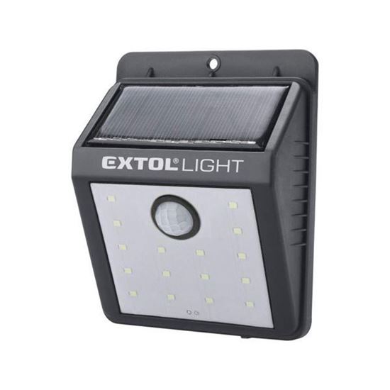 Obrázok EXTOL Svietidlo LED solárne s pohyb. senzorom 43130