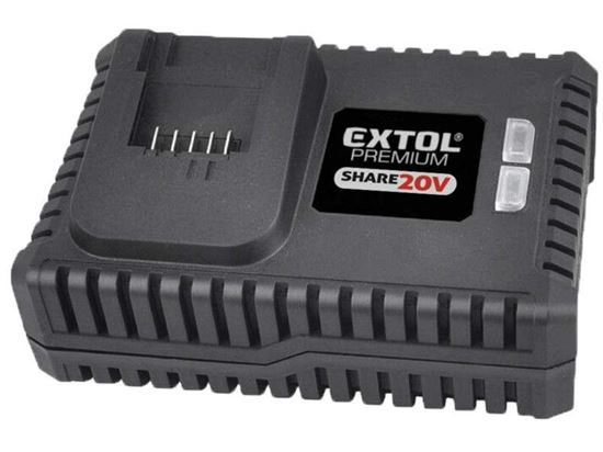 Obrázok EXTOL nabíjačka akumulátorov 20V, 4A 8891892