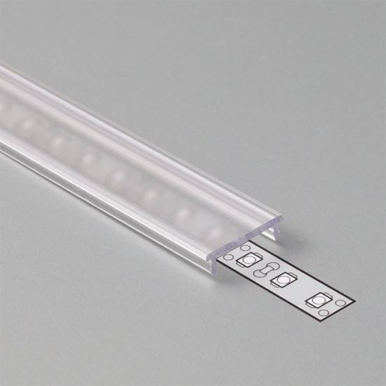 Obrázok LED plast 2m KLIK F opál /mliečna/ GROOVE 14 A2060038