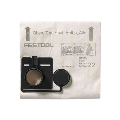 Obrázok pre výrobcu FESTOOL Filtračné vrecko FIS-CT 22 SP VLIES/5 456870