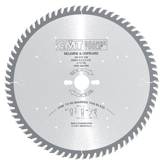 Obrázok CMT Industrial Pílový kotúč na lamino a DTD C281
