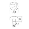 Obrázok Úchytka DC GD33-P basketbalová lopta