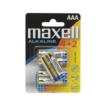 Obrázok pre výrobcu MAXELL Tužková batéria 1,5V AAA LR33 4+2ks 18734