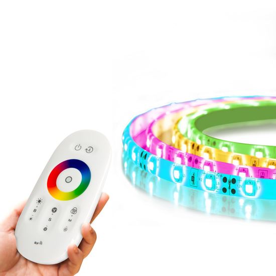Obrázok RGB LED pás - "MagicControl" - 5 m - 100+ programov , dotykový ovládač - IP65 55843