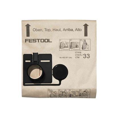 Obrázok pre výrobcu FESTOOL Filtračné vrecko FIS-CT 33/5 452971