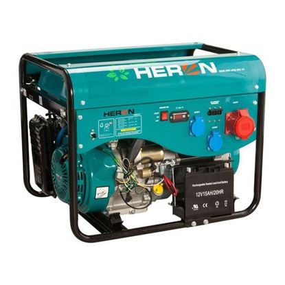 Obrázok pre výrobcu HERON elektrocentrála benzínová a plynová LPGG 43-3F 5,3KW 8896319