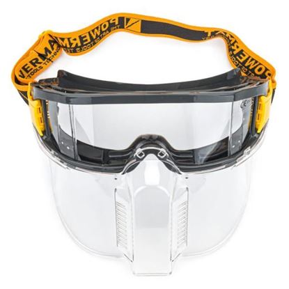 Obrázok pre výrobcu POWERMAT Ochranné okuliare s maskou, EN166, PM-GO-OG4 PM0793