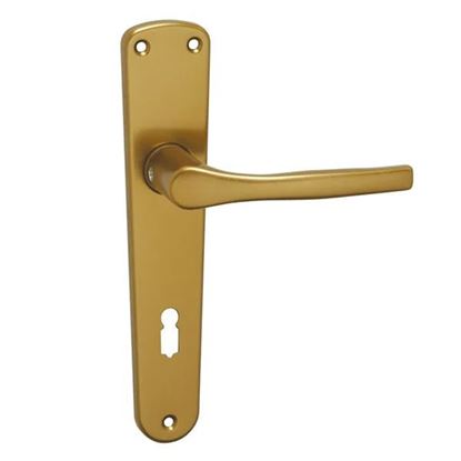 Obrázok pre výrobcu Kľučka LUX, F3 - Bronz elox 72 mm, kľúč, DOPREDAJ