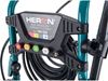 Obrázok HERON Vysokotlaký motorový čistič so šampónovačom, 186 bar 8896351