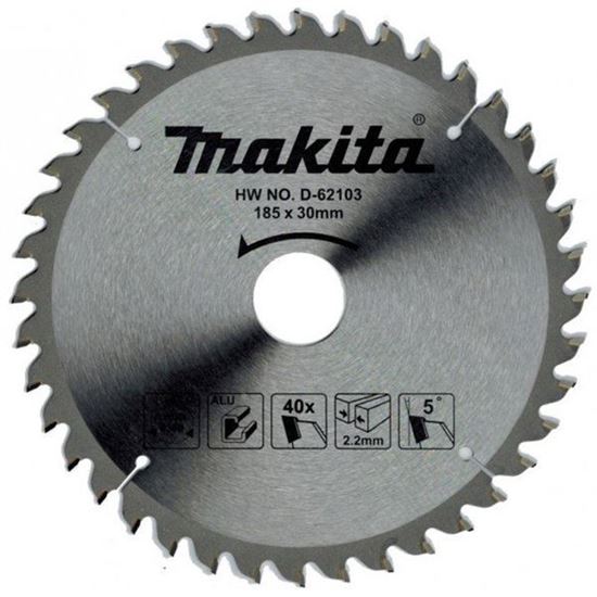 Obrázok MAKITA D-62103 pílový kotúč 185 x 30 x 2,2 mm 40z na hliník