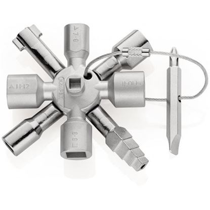 Obrázok pre výrobcu KNIPEX Kľúč univerzálny na rozvádzacie skrine 001101