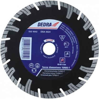 Obrázok pre výrobcu DEDRA Diamantový kotúč TURBO 200x25,4mm H1196