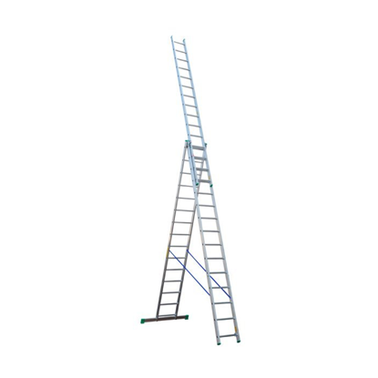 Obrázok pre výrobcu ELKOP Univerzálny rebrík 3-dielny, výsuvný VHR Profi 3x15