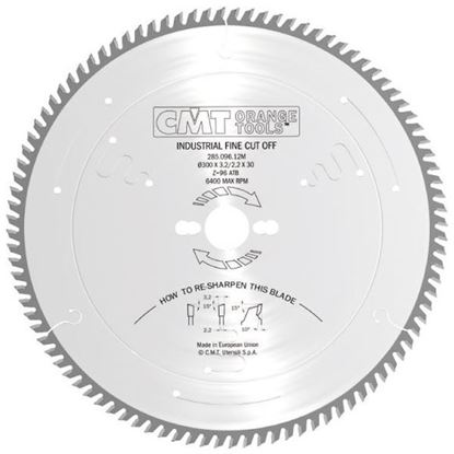 Obrázok pre výrobcu CMT Industrial Pílový kotúč pre finálne priečne rezy - D200x3,2 d30 Z64 HW C28506408M