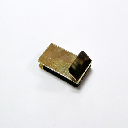 Obrázok pre výrobcu Úchytka na sklo Zlatá 23x40mm pravá DOPREDAJ