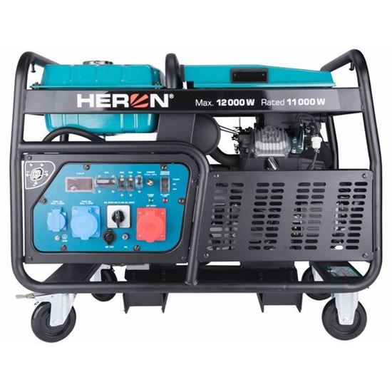 Obrázok HERON Elektrocentrála 400V/230V 12kW/11kW elektrický štart 8896431