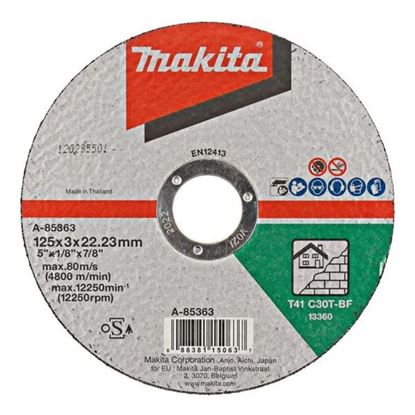 Obrázok pre výrobcu MAKITA A-85363 Rezný kotúč na kameň 125x6x22,23mm