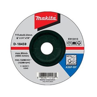 Obrázok pre výrobcu MAKITA D-18459 Brúsny kotúč na kov 115x6x22,23mm
