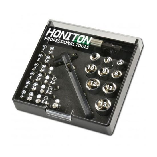 Obrázok HONITON Sada bitov a hlavíc 31-dielna 180HW96-2731