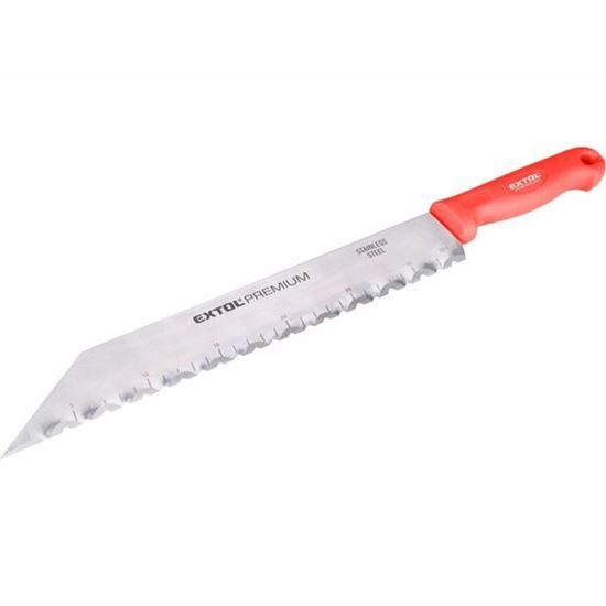 Obrázok EXTOL PREMIUM Nôž na stavebné izolačné hmoty 480/340mm, antikoro, plastová rukoväť, 8855150
