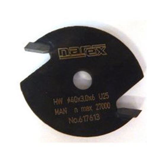 Obrázok NAREX Kotúčová drážkovacia fréza HM 40x3x6 8mm 617613