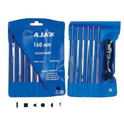 Obrázok pre výrobcu AJAX Sada ihlových pilníkov 1393/180/2, 6-dielna 286213931826