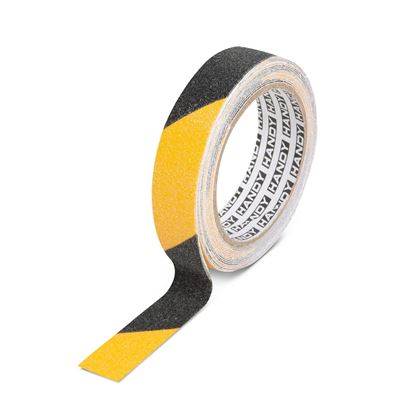 Obrázok pre výrobcu Lepiaca páska protišmyková 25mmx5m žlto/čierna 11087B