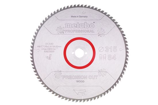 Obrázok METABO Pílový kotúč na drevo 315x30mm 84WZ 62822500