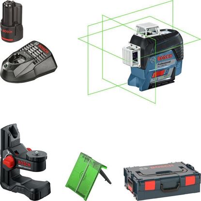 Obrázok pre výrobcu Bosch Líniový laser GLL 3-80 CG + BM 1 + akumulátor, L-Boxx - 0601063T00