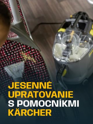 Jeseň je tu a s ňou aj čas upratať všetko, čo si cez leto nestihol. 🤩👌 S Kärcher pomocníkmi to pôjde jedna radosť: 💦...