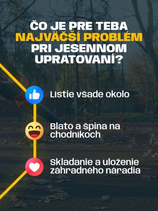 Všetci to poznáme – lístie sa valí všade, chodníky sú plné blata a náradie v dielni sa len hromadí. 😬 👉 Čo ti robí...
