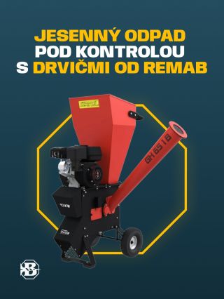 Lístie, konáre a záhradný odpad? 🍂 Žiadny stres! S drvičmi od Remab to zvládneš rýchlo a efektívne. 👌 💨 Zredukuješ objem...