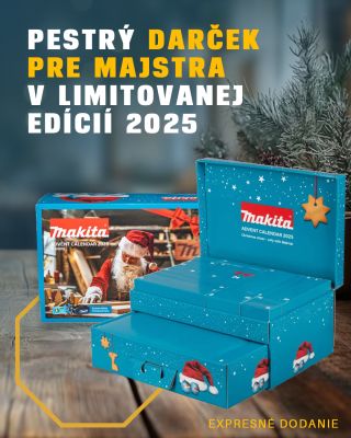 ✨ Advent už beží… ale kto povedal, že je neskoro na adventný kalendár? 😉 Makita má pre teba 24 dní plných prekvapení pre...